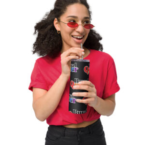 Rural Queer Sparkly Pride Stainless steel tumbler